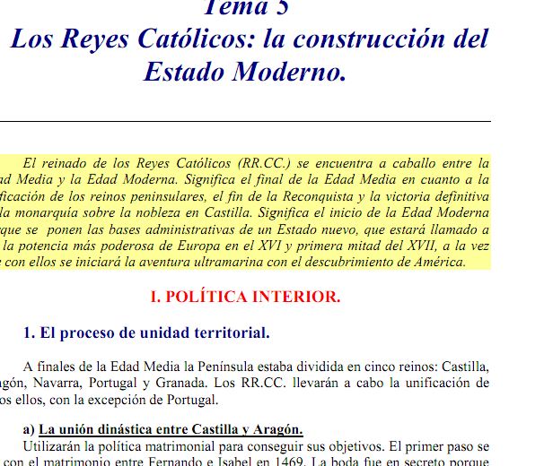 Los Reyes Católicos: la construcción del Estado moderno | Recurso educativo 41418