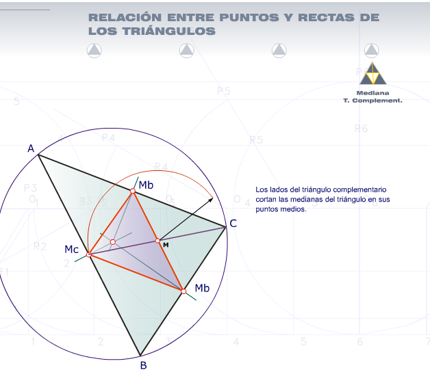 Relación entre puntos y rectas de los triángulos | Recurso educativo 41895