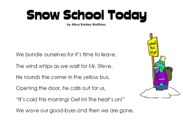 Snow school day | Recurso educativo 42913