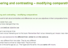 Grammar: Comparing and contrasting | Recurso educativo 48369