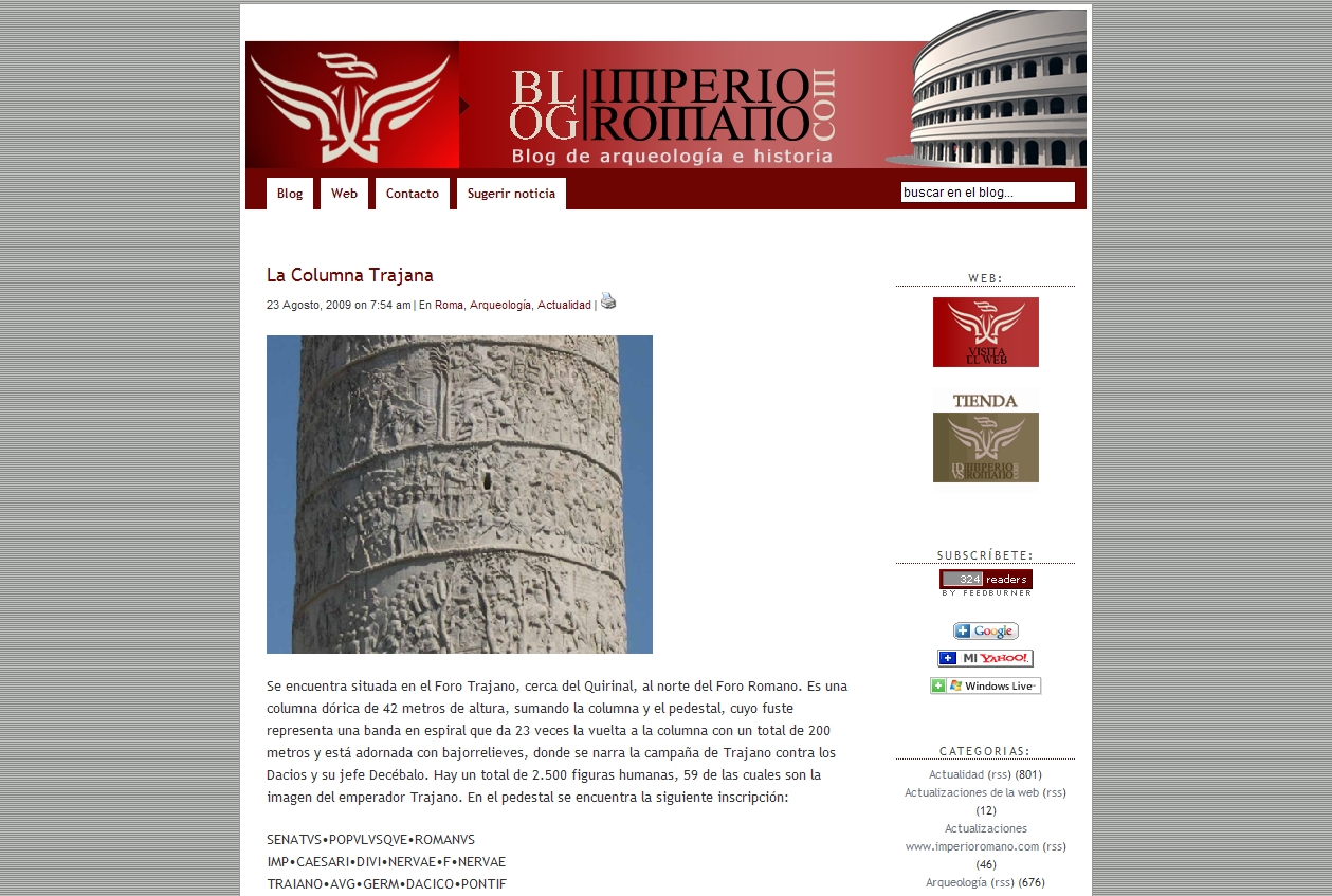 La Columna Trajana | Recurso educativo 50013
