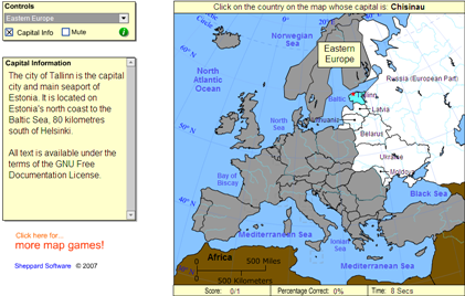 Game: European capitals (2) | Recurso educativo 50304