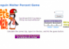 Game: Penguin waiter percent | Recurso educativo 52316