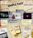 Glogster: simple past | Recurso educativo 53829