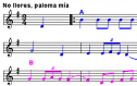 Música Popular de Cantabria: No llores paloma mía | Recurso educativo 16571