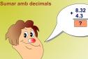 Sumar amb decimals | Recurso educativo 3196