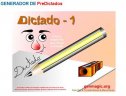 Generador de Dictados (castellano) | Recurso educativo 65361