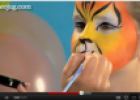 How to do face painting: The tiger | Recurso educativo 69837