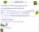 Webquest: St. Patrick's day | Recurso educativo 71085