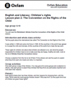 The convention on the rights of the child | Recurso educativo 78467