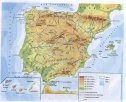 Mapa físico de la península ibérica | Recurso educativo 80199