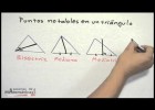 Puntos notables en un triángulo - HD | Recurso educativo 107057