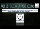 (Fracciones) - Paso de Fracción a Decimal (812) | Recurso educativo 680196