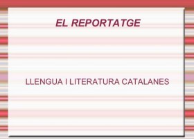 El Reportatge | Recurso educativo 683564