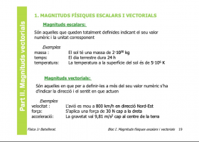 Magnituds escalars i vectorials | Recurso educativo 737122