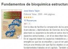 Fundamentos de bioquímica estructural ( José María Teijón, Ed. Tébar, 2006) | Recurso educativo 755508