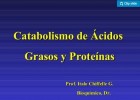 Catabolismo de ácidos grasos y proteínas | Recurso educativo 755813