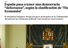 España pasa a tener una democracia defectuosa | Recurso educativo 787921