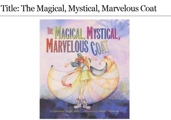 Webquest: The magical, mystical, marvelous coat | Recurso educativo 34019