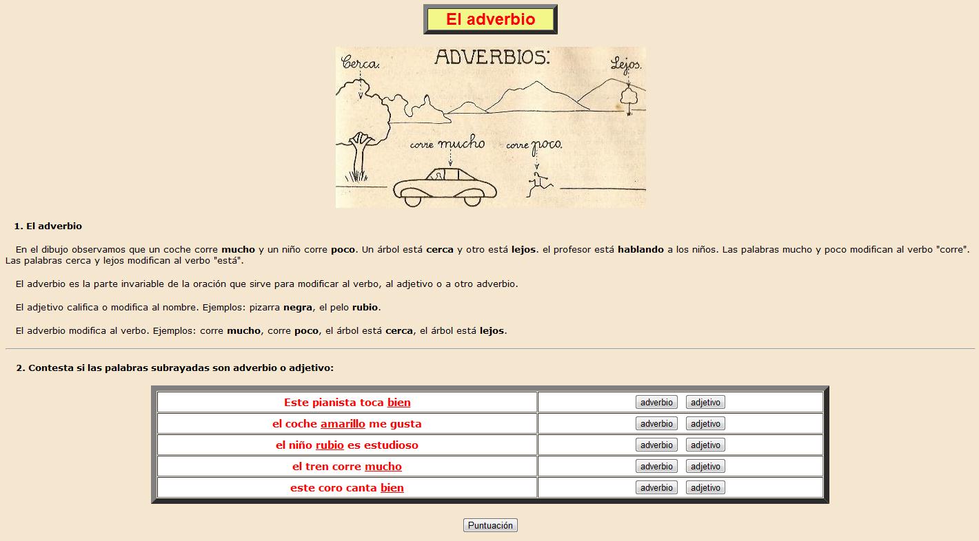 El adverbio | Recurso educativo 36873