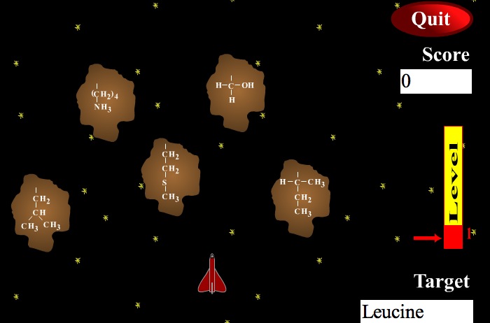 Video game: Amino Acids game | Recurso educativo 39898