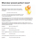 Mastering the present perfect tense | Recurso educativo 54415