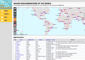 Mapa de las ciudades más pobladas del mundo | Recurso educativo 756894