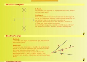 Mediatriu i bisectriu | Recurso educativo 774903