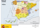Mapa político de España | Recurso educativo 774265