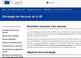 Estratexia de Vacinas da UE | Recurso educativo 786314