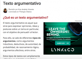 El text argumentatiu | Recurso educativo 787927